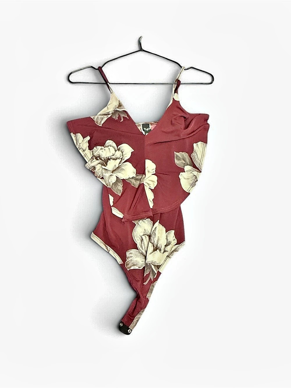 Windsor Floral Red & Cream Bodysuit